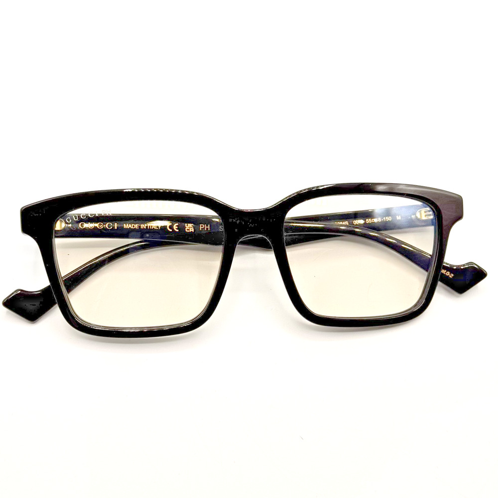 Gucci Sunglasses GG0964S 001 Black Square Frame Photochromic Lens 55-18-150 New